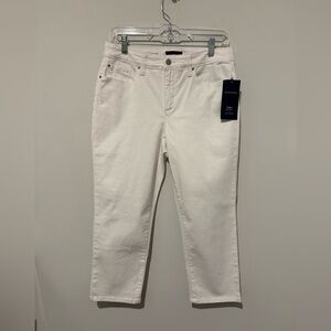 Charter Club Cream Ankle Jeans